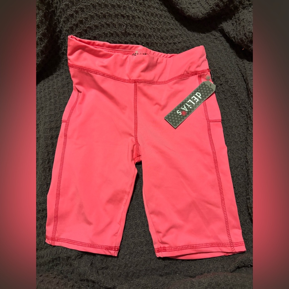 dELiA*s Vibrant Pink Bike Shorts Girls’ Size 14-16